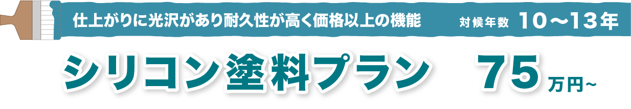 シリコン塗料プラン 75万円